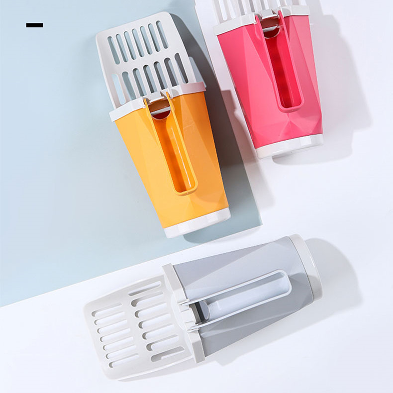 Cat litter scoop ergonomic handle grip