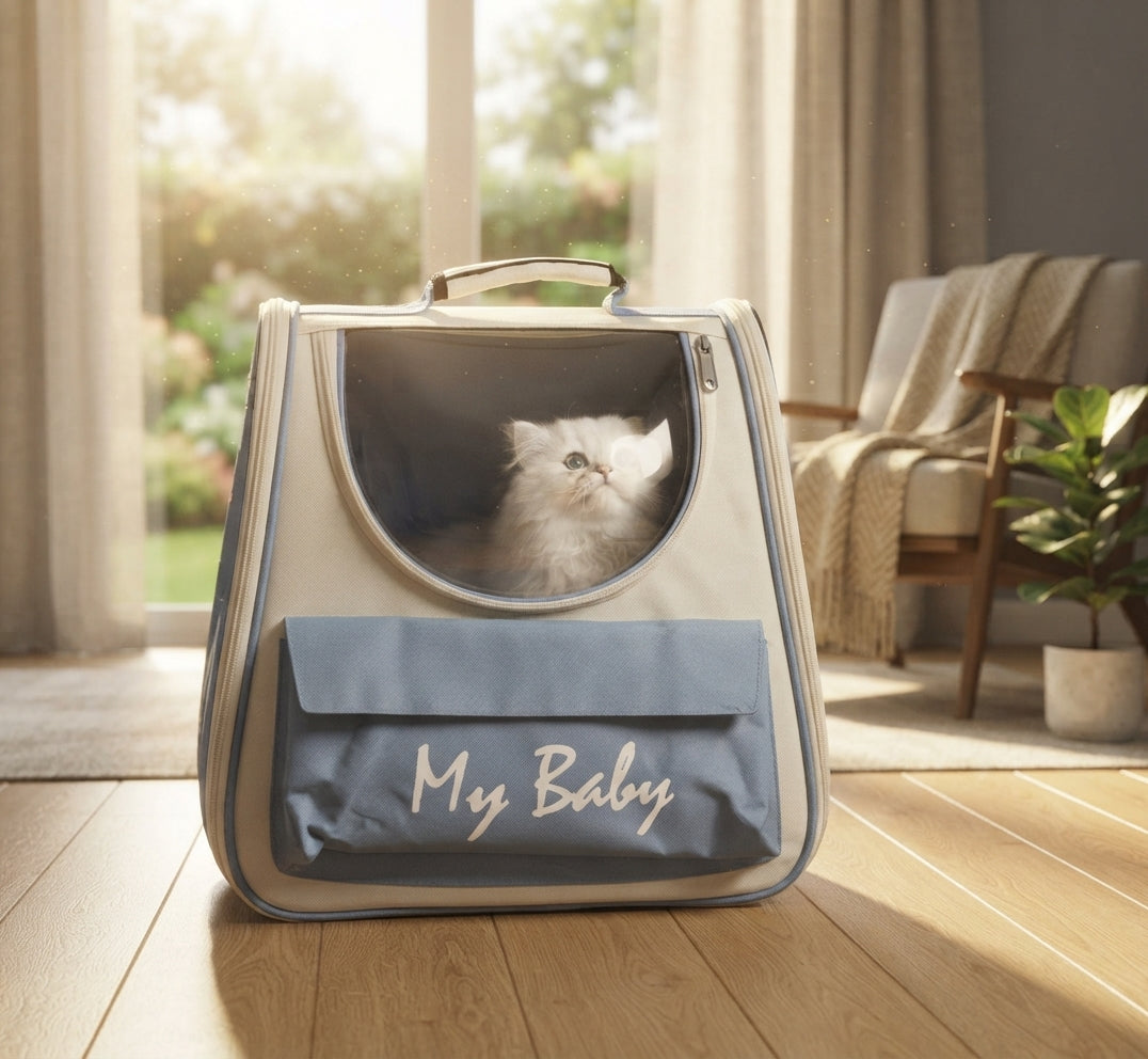 See-Through Cat Adventure Backpack