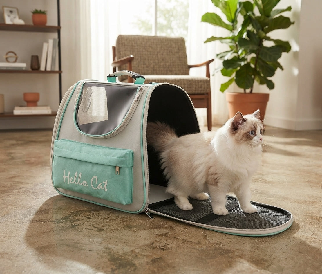 See-Through Cat Adventure Backpack