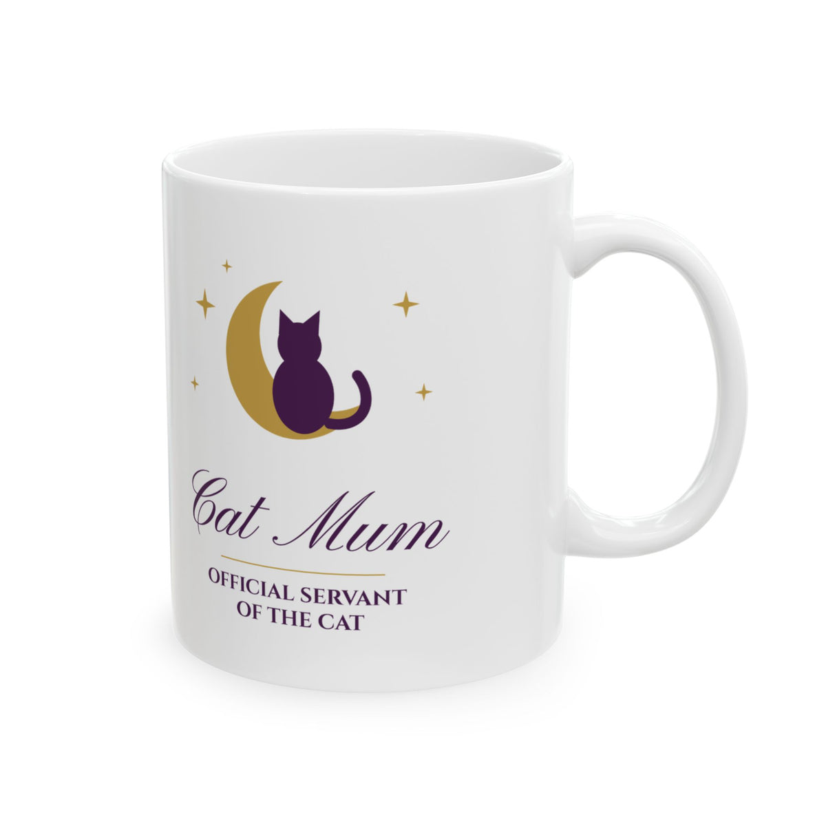 Cat Mum mug, other side view