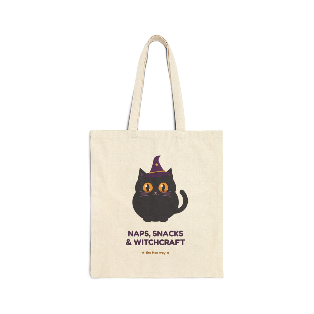 Hex tote bag: Naps, Snacks & Witchcraft