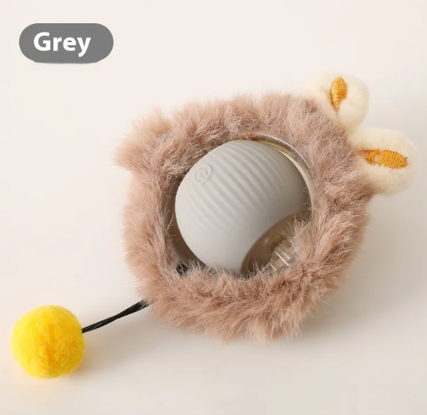 Automatic self-rolling cat toy ball Gray