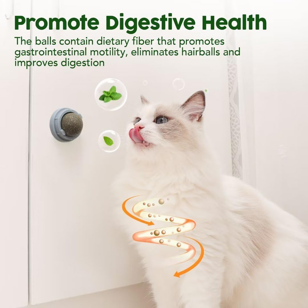 Catnip & Silvervine Lick Balls (4-Pack)