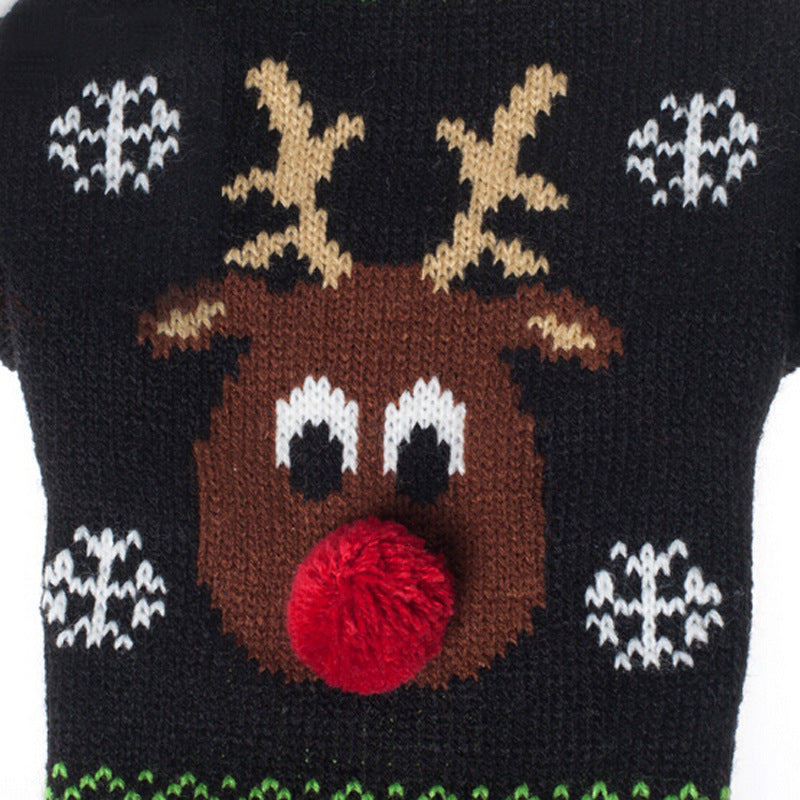 Rudolph Reindeer Christmas Sweater for Cats