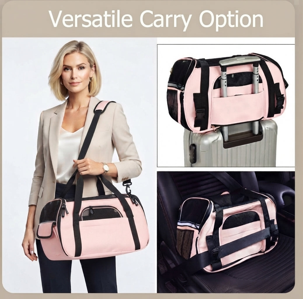 Portable Cat Travel Satchel