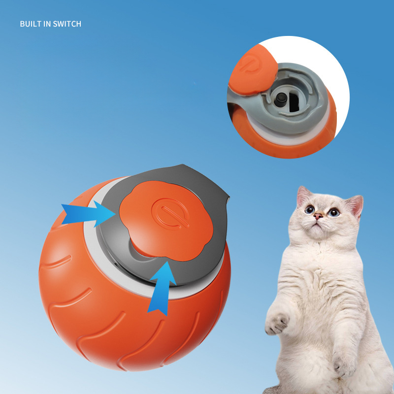 Speedy Self-Rolling Cat Ball