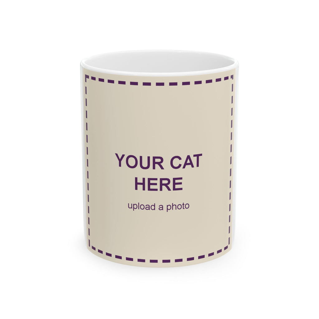 Custom photo mug: your cat's photo goes here
