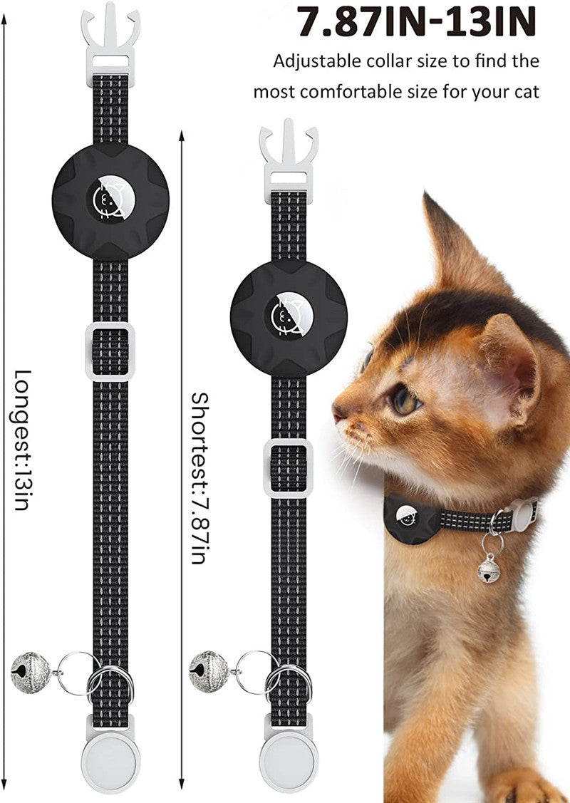 AirTag cat collar adjustable from 7.87 to 13 inches