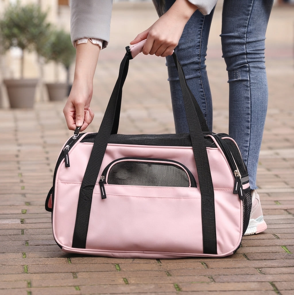 Portable Cat Travel Satchel