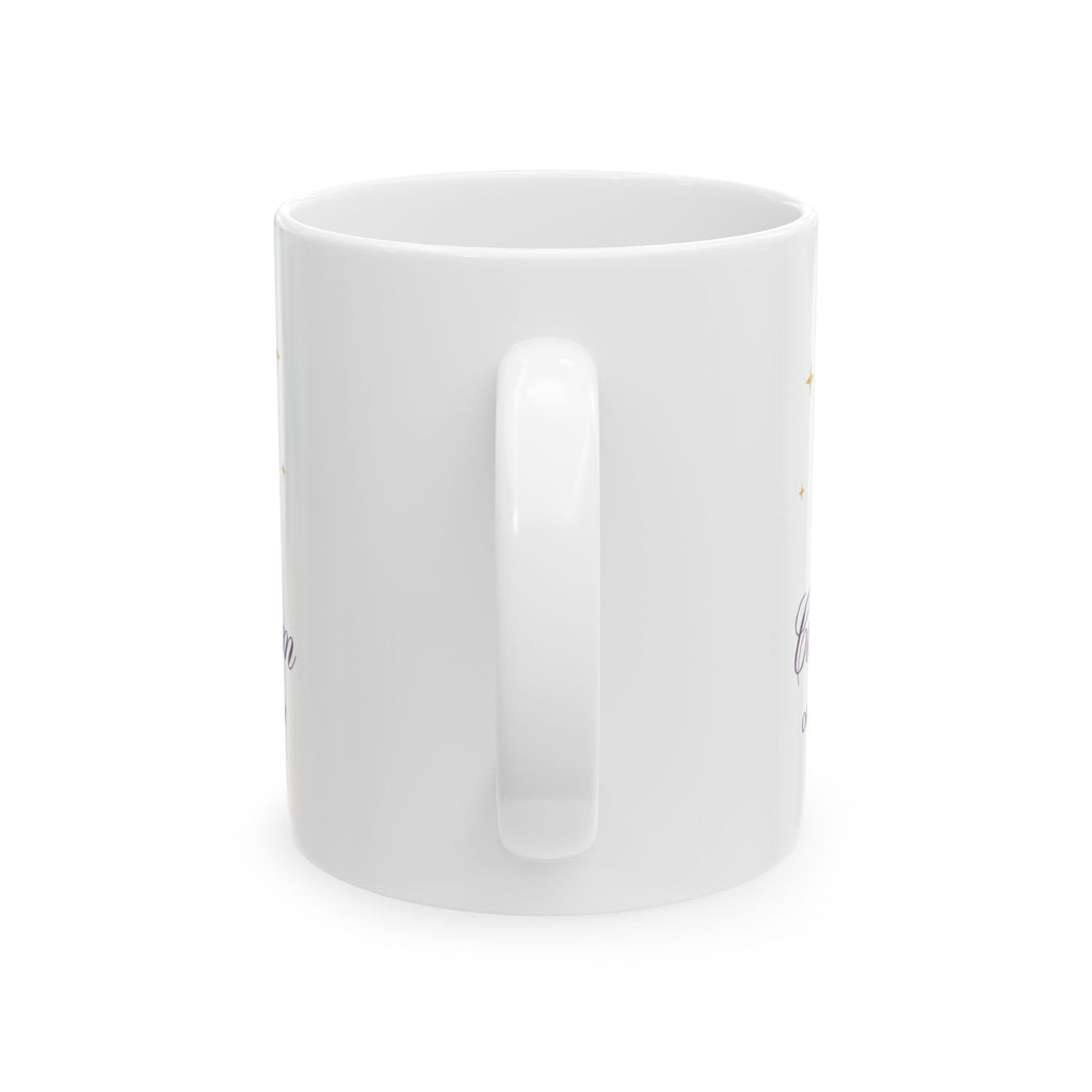 Cat Mum mug, back view