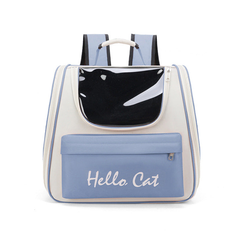 Cat backpack spacious interior capacity