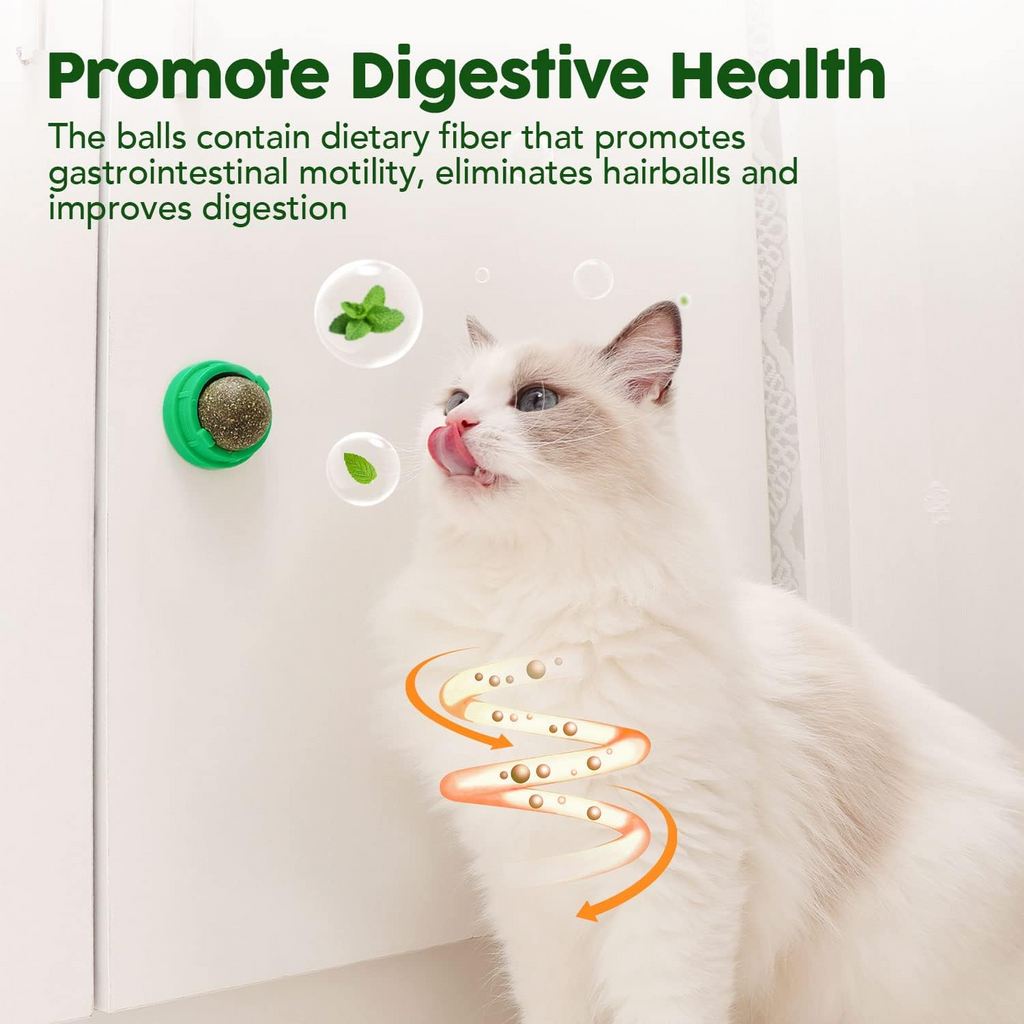 Catnip & Silvervine Lick Balls (4-Pack)