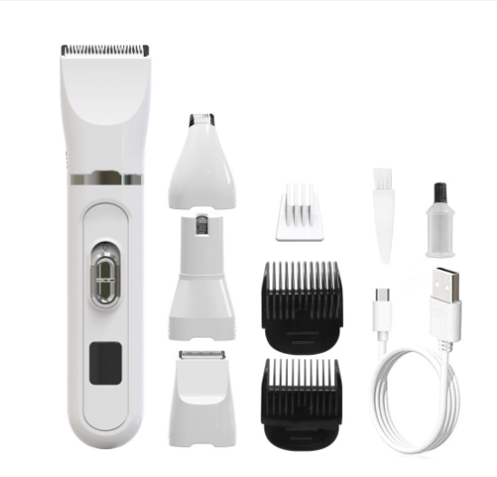 4-in-1 pet clipper and nail grinder set