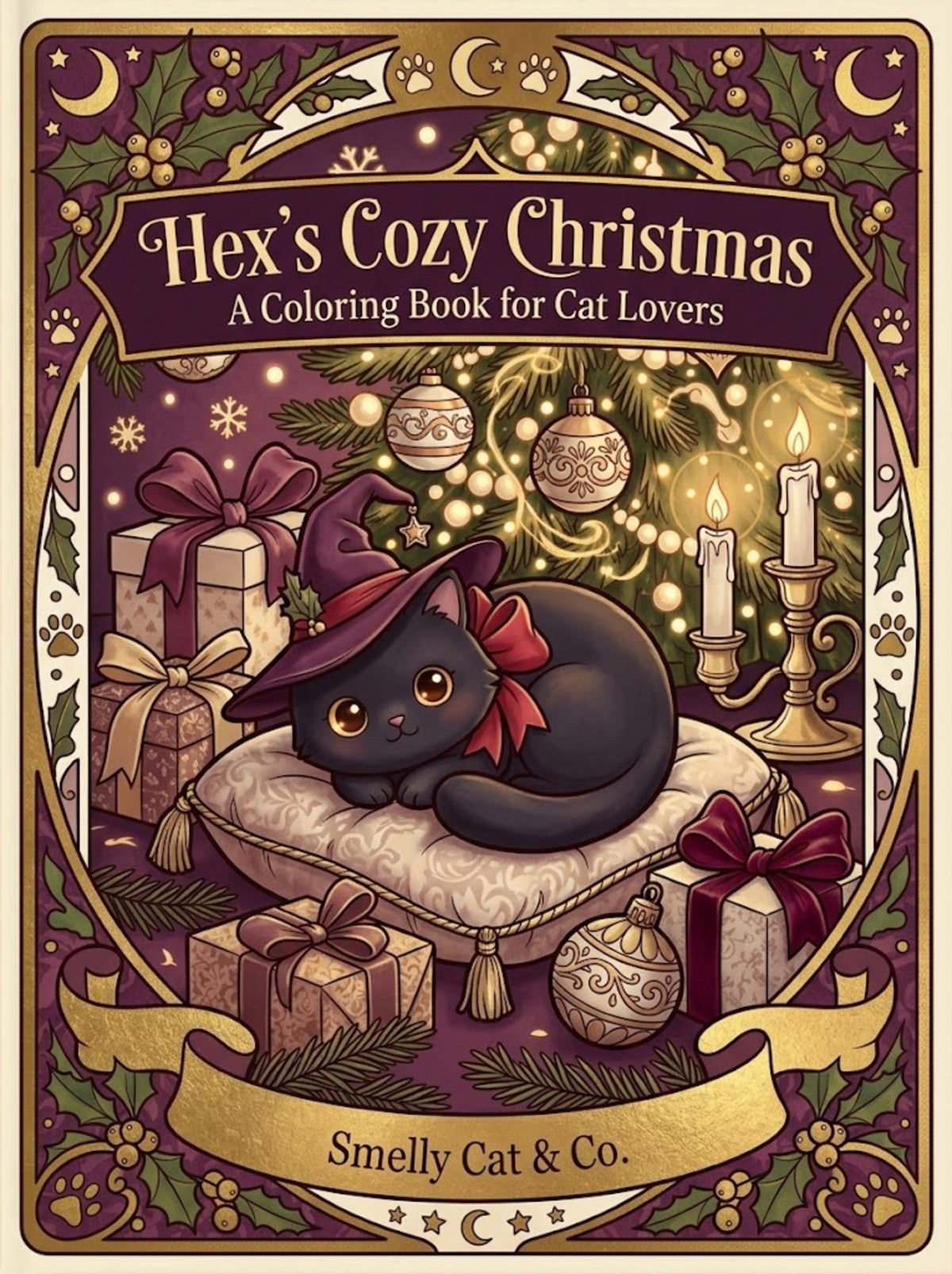 Hex's Cozy Christmas cover (AI-styled image)